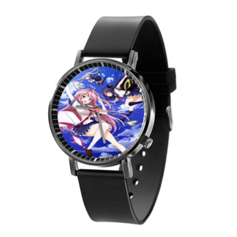 Ao no Kanata no Four Rhythm Black Quartz Watch Unisex With Premium Gift Box