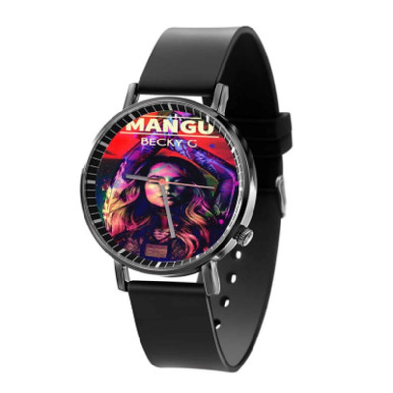 Becky G 2 Unisex Black Quartz Watch With Premium Gift Box