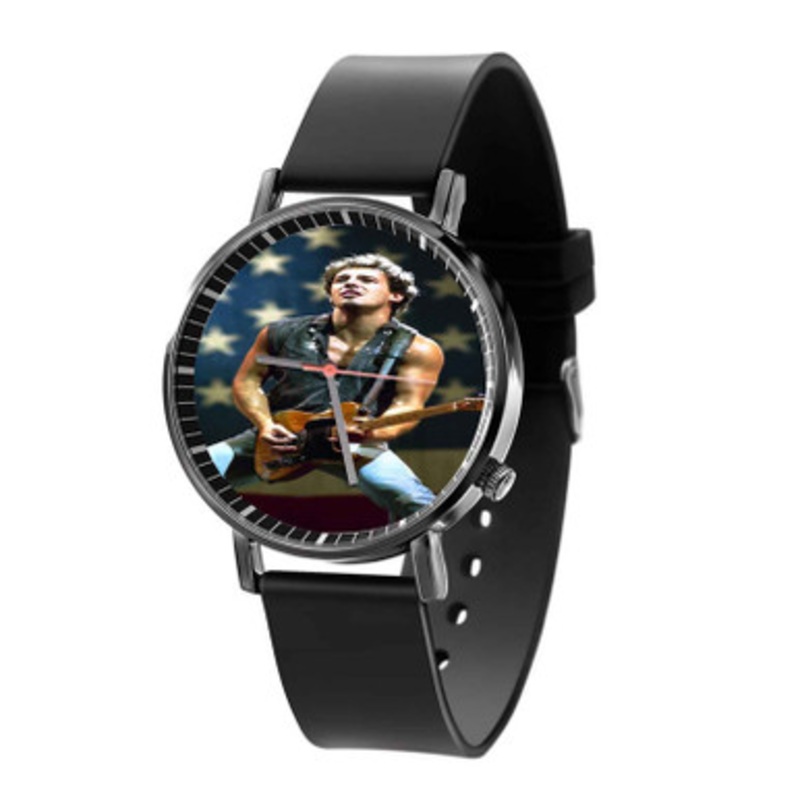 Bruce Springsteen Black Quartz Watch Unisex With Premium Gift Box