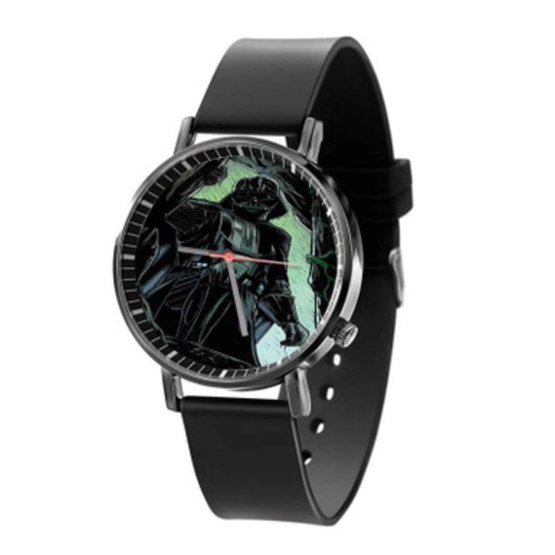 Darth Vader Star Wars Art Black Quartz Watch Unisex With Premium Gift Box