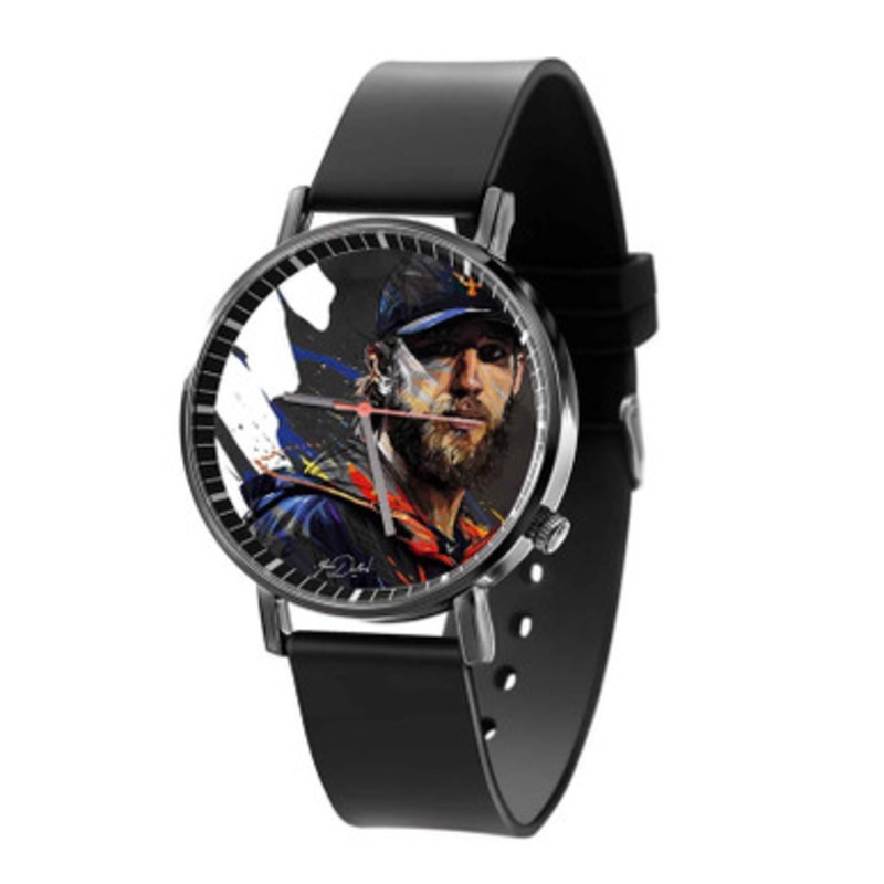 Expressions of Bumgarner Black Quartz Watch With Premium Gift Box for Unisex