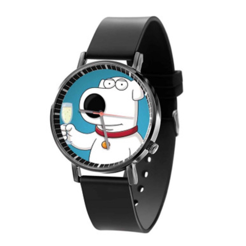 Family Guy s Brian Griffin Drink Unisex Black Quartz Watch With Premium Gift Box