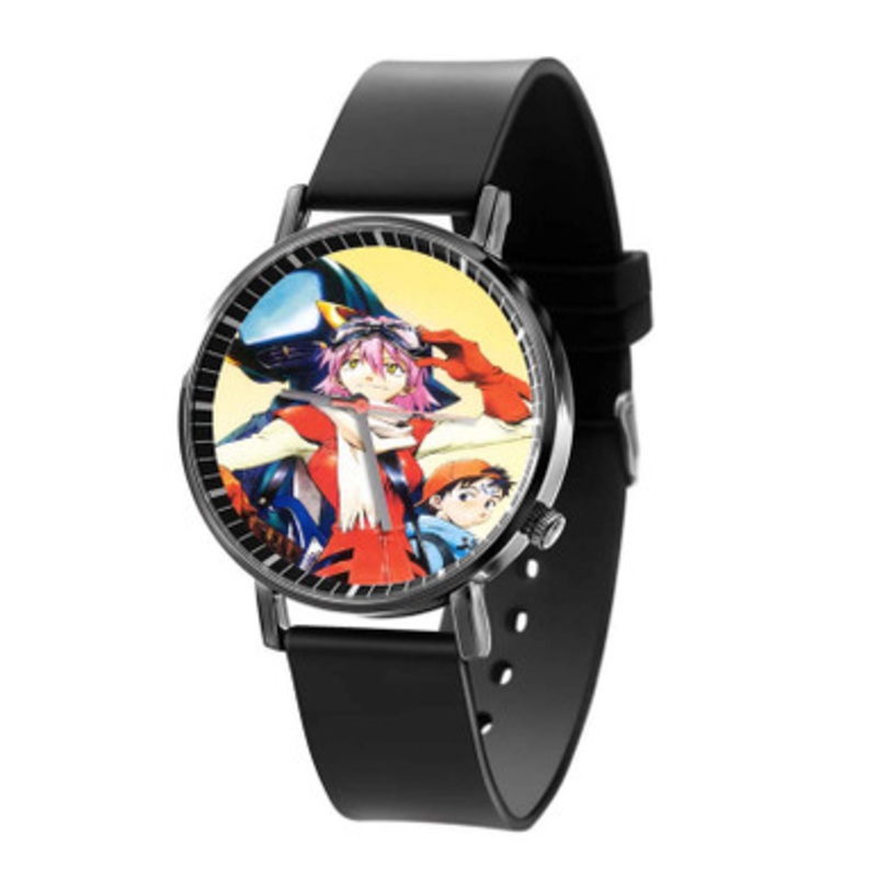 FLCL Unisex Black Quartz Watch With Premium Gift Box
