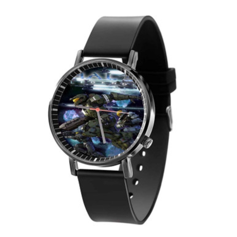 Halo Legends Black Quartz Watch Unisex With Premium Gift Box