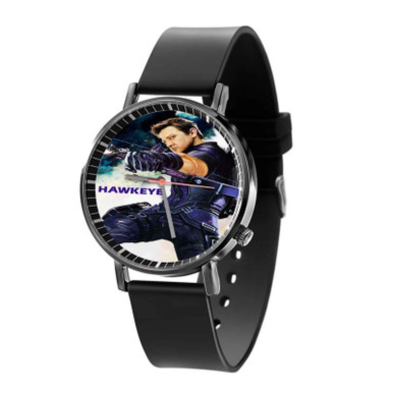 Hawkeye Captain America Civil War Marvel Unisex Black Quartz Watch With Premium Gift Box
