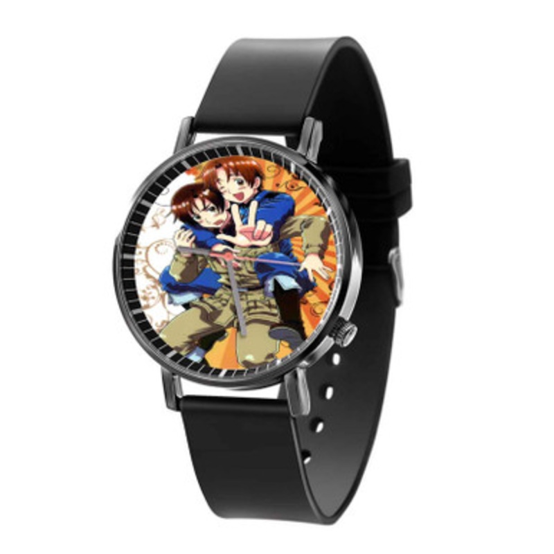 Hetalia Black Quartz Watch Unisex With Premium Gift Box