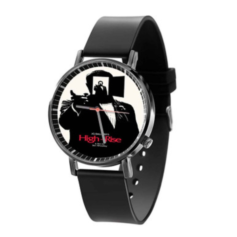 High Rise Black Quartz Watch Unisex With Premium Gift Box