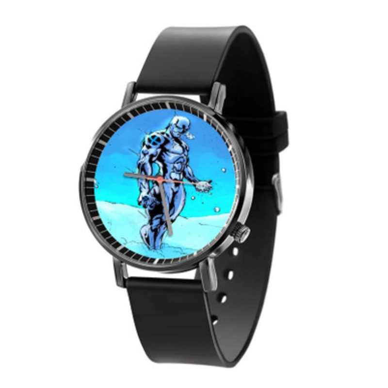 Iceman Marvel Superheroes Unisex Black Quartz Watch With Premium Gift Box