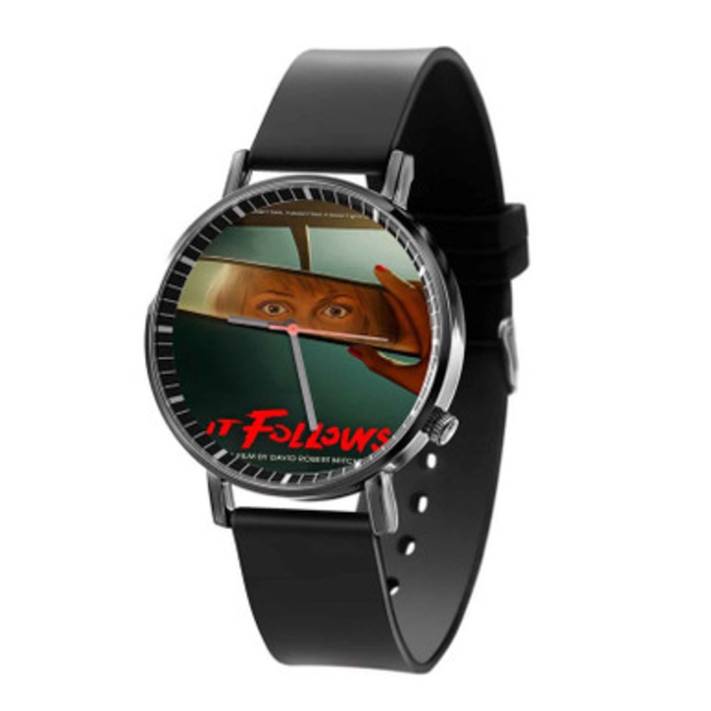 It Follows 2 Black Quartz Watch Unisex With Premium Gift Box