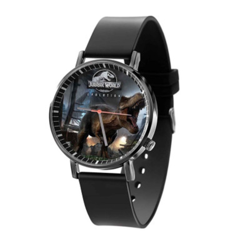 Jurassic World Evolution Black Quartz Watch With Premium Gift Box for Unisex