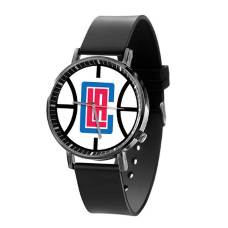 LA Clippers NBA Black Quartz Watch Unisex With Premium Gift Box
