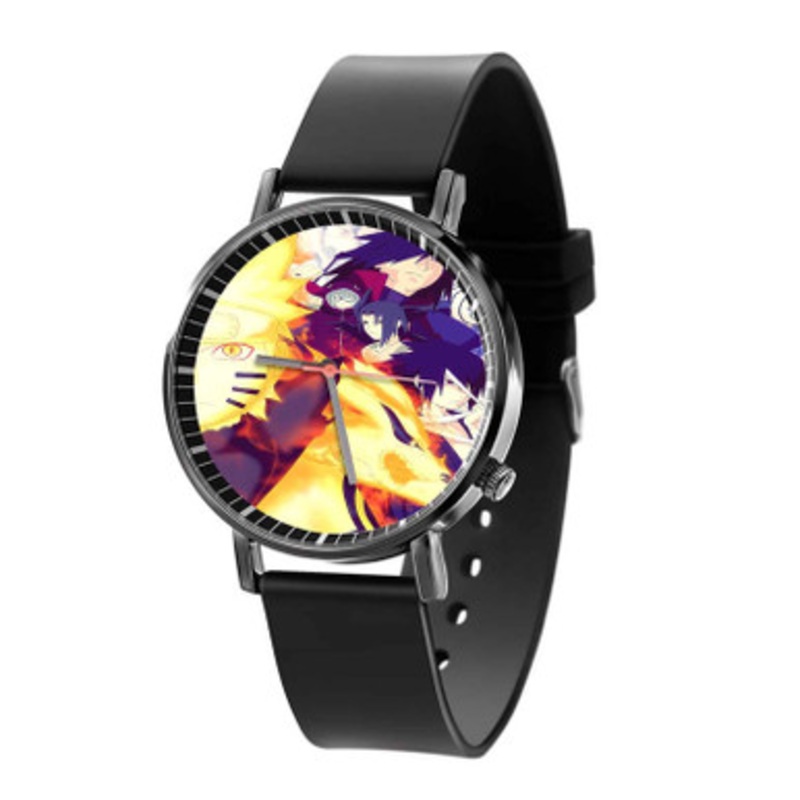 Naruto Shippuden IV Unisex Black Quartz Watch With Premium Gift Box