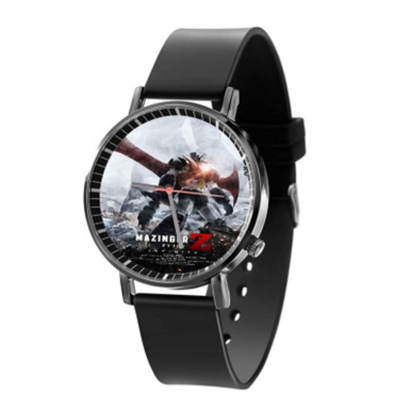 New Mazinger Z Black Quartz Watch With Premium Gift Box for Unisex