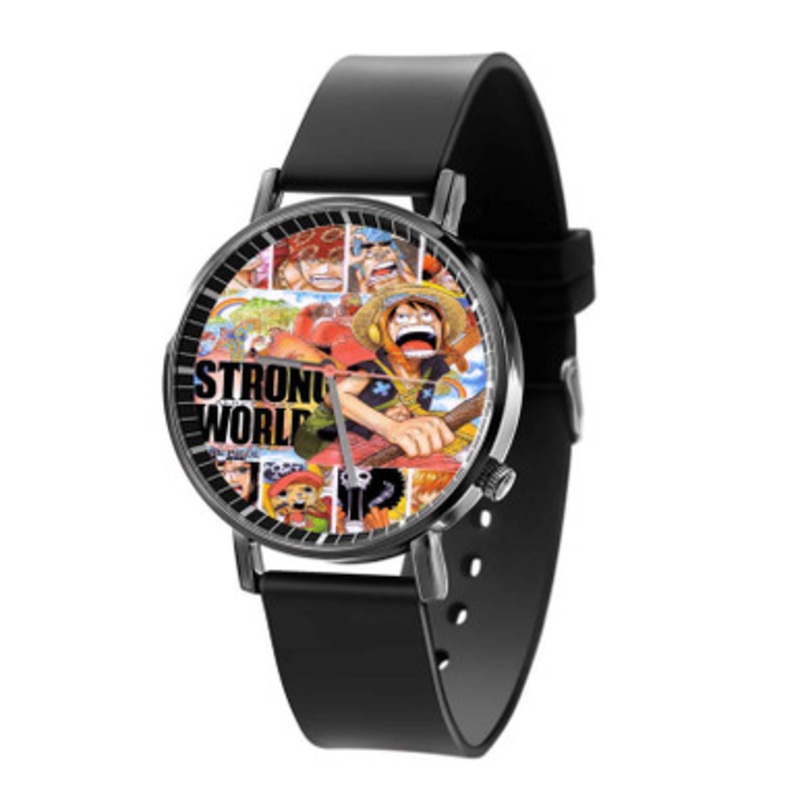 One Piece Strong World Unisex Black Quartz Watch With Premium Gift Box