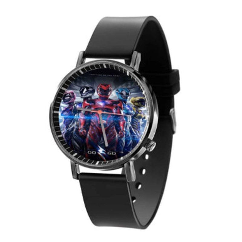 Power Rangers New Black Quartz Watch Unisex With Premium Gift Box