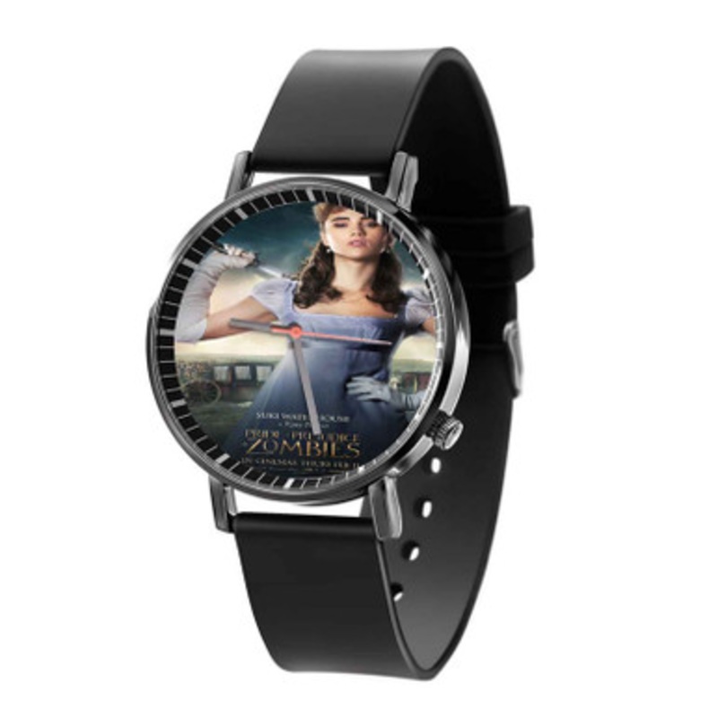 Pride and Prejudice and Zombies Kitty Bennet Black Quartz Watch Unisex With Premium Gift Box