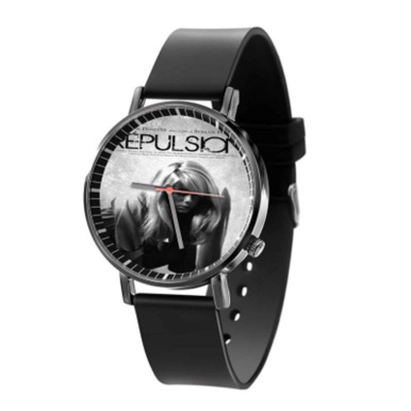 Repulsion Unisex Black Quartz Watch With Premium Gift Box