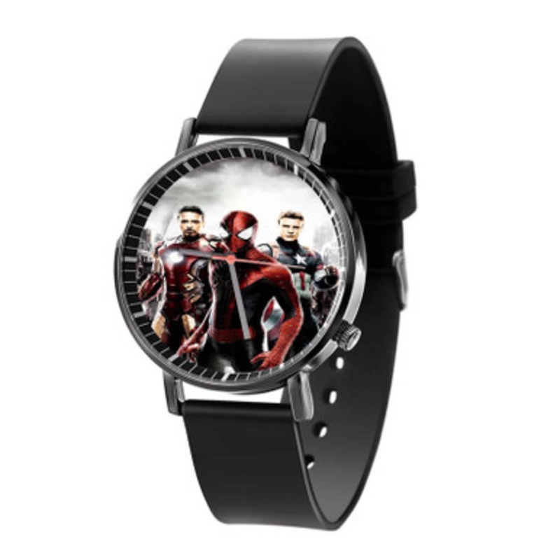 Spiderman on Captain America Civil War Marvel Unisex Quartz Watch With Premium Gift Box