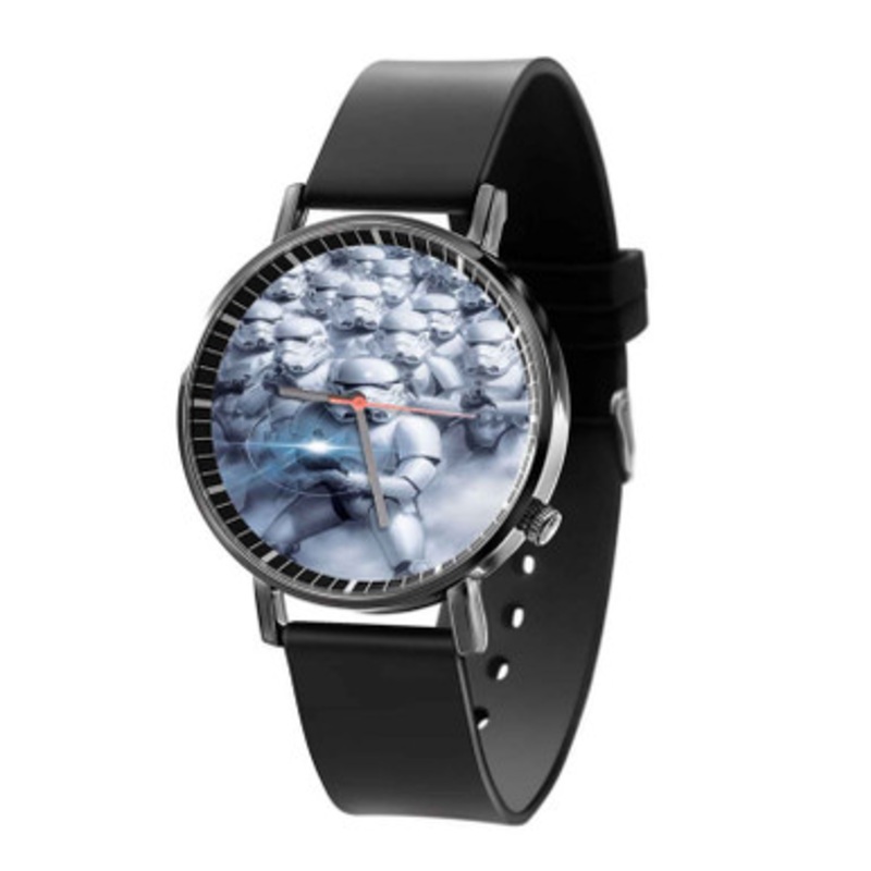 Stormtrooper Collage Black Quartz Watch Unisex With Premium Gift Box