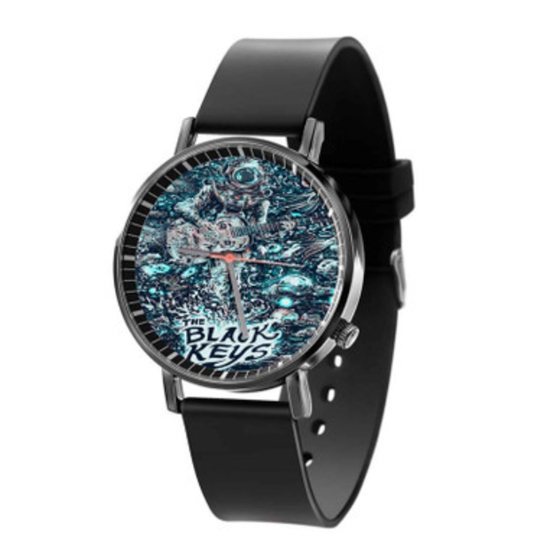 The Black Keys Arts Black Quartz Watch Unisex With Premium Gift Box
