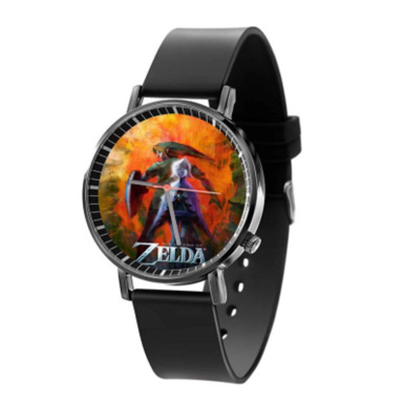 The Legend of Zelda Wii U Art Black Quartz Watch Unisex With Premium Gift Box