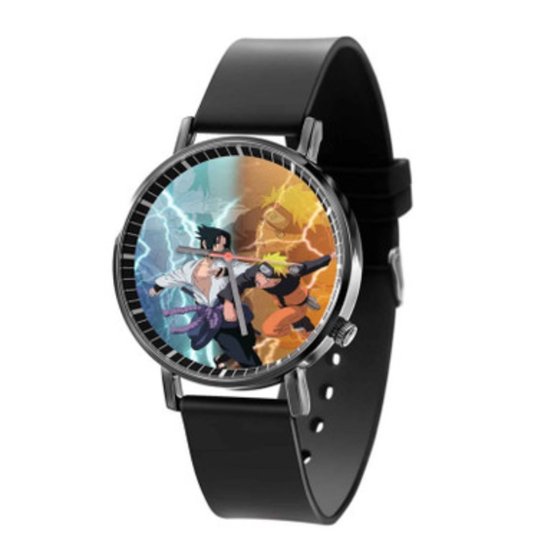 Uchiha Sasuke vs Naruto Shippuden Great Unisex Quartz Watch With Premium Gift Box