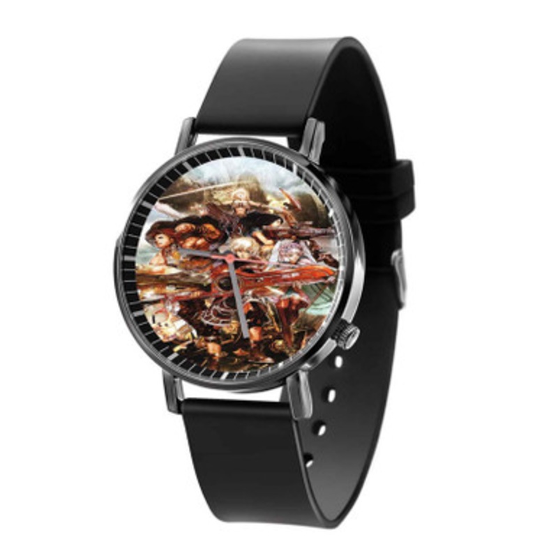 Xenoblade Chronicles Black Quartz Watch Unisex With Premium Gift Box