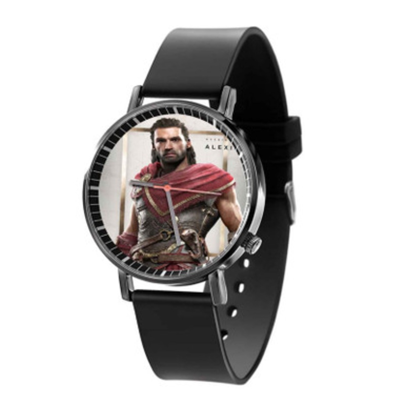 Alexios Assassin s Creed Odyssey Black Quartz Watch With Premium Gift Box for Unisex