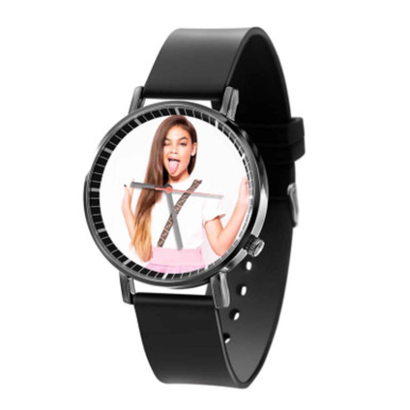 Ariana Greenblatt Black Quartz Watch With Premium Gift Box for Unisex