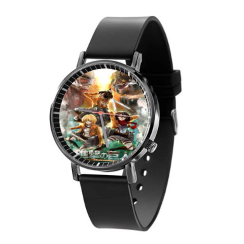 Attack on Titan 2013 Black Quartz Watch Unisex With Premium Gift Box