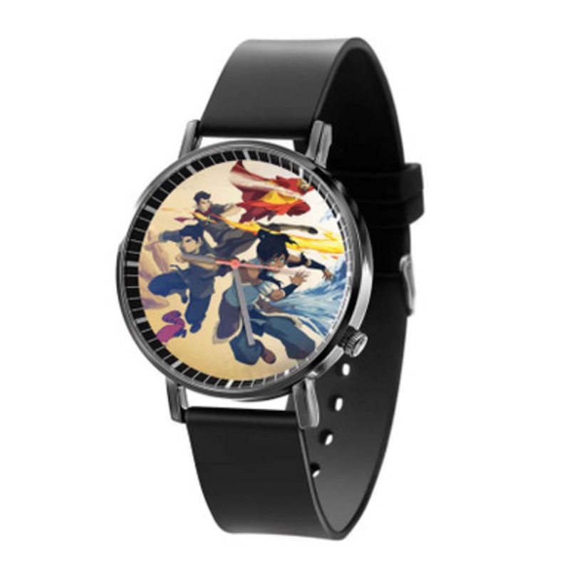 Avatar The Legend of Korra Great Unisex Black Quartz Watch With Premium Gift Box