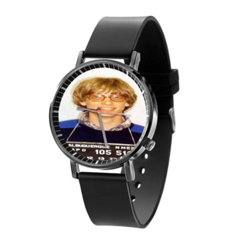 Bill Gates Black Quartz Watch Unisex With Premium Gift Box