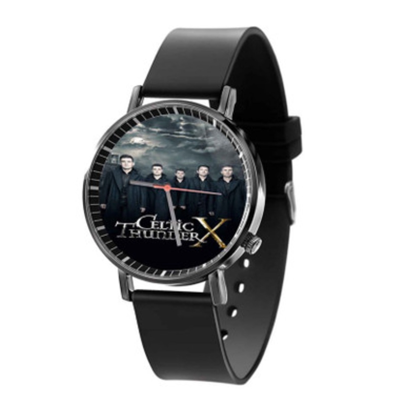 Celtic Thunder X Black Quartz Watch Unisex With Premium Gift Box
