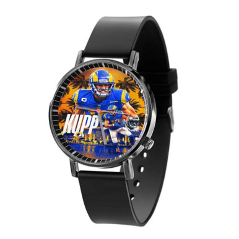 Cooper Kupp LA Rams Black Quartz Watch Unisex With Premium Gift Box