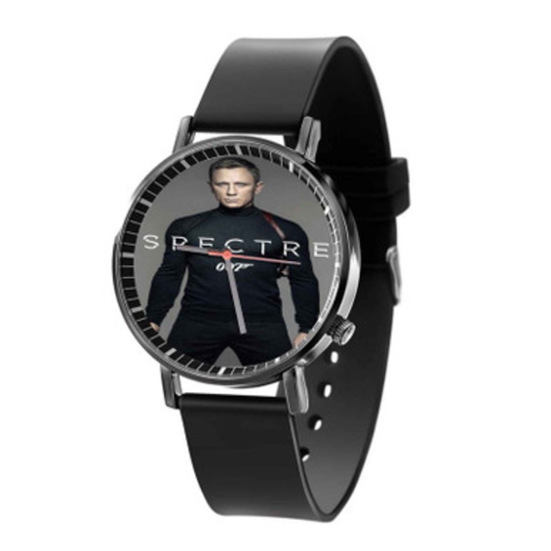 Daniel Craig Spectre 007 James Bond Black Quartz Watch Unisex With Premium Gift Box