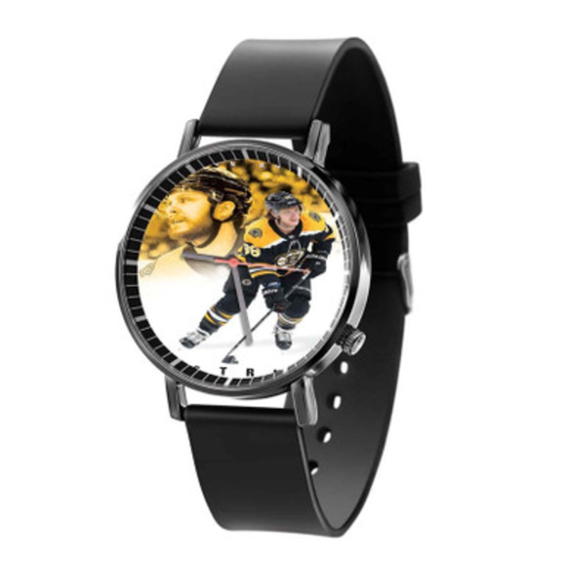David Pastrn k Boston Bruins NHL Unisex Quartz Watch With Premium Gift Box