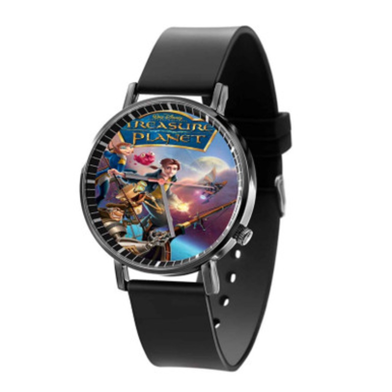 Disney Treasure Planet Black Quartz Watch Unisex With Premium Gift Box