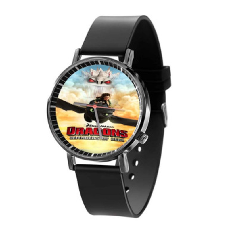 Dragons Defenders of Berk Black Quartz Watch Unisex With Premium Gift Box