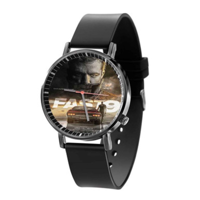 Fast Furious 9 Black Quartz Watch Unisex With Premium Gift Box