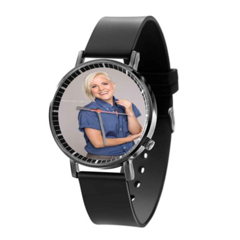 Hannah Hart Black Quartz Watch With Premium Gift Box for Unisex