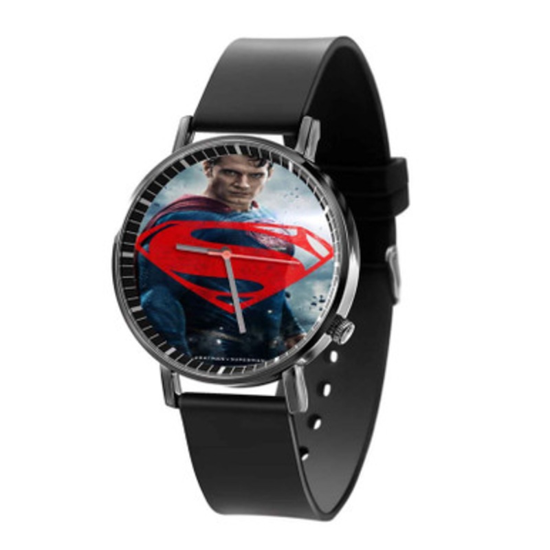 Henry Cavill Batman Vs Superman Black Quartz Watch Unisex With Premium Gift Box
