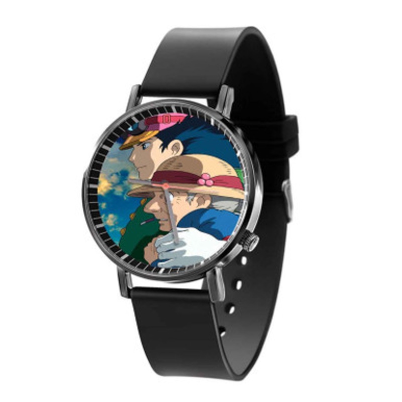 Howl s Moving Castle Studio Ghibli Great Unisex Black Quartz Watch With Premium Gift Box