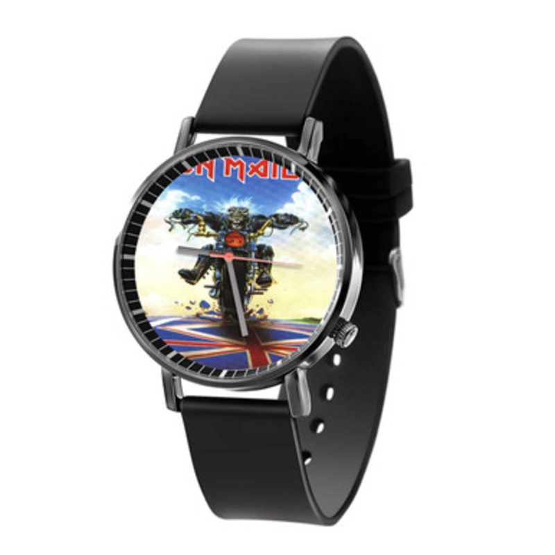 Iron Maiden Eddie Black Quartz Watch Unisex With Premium Gift Box