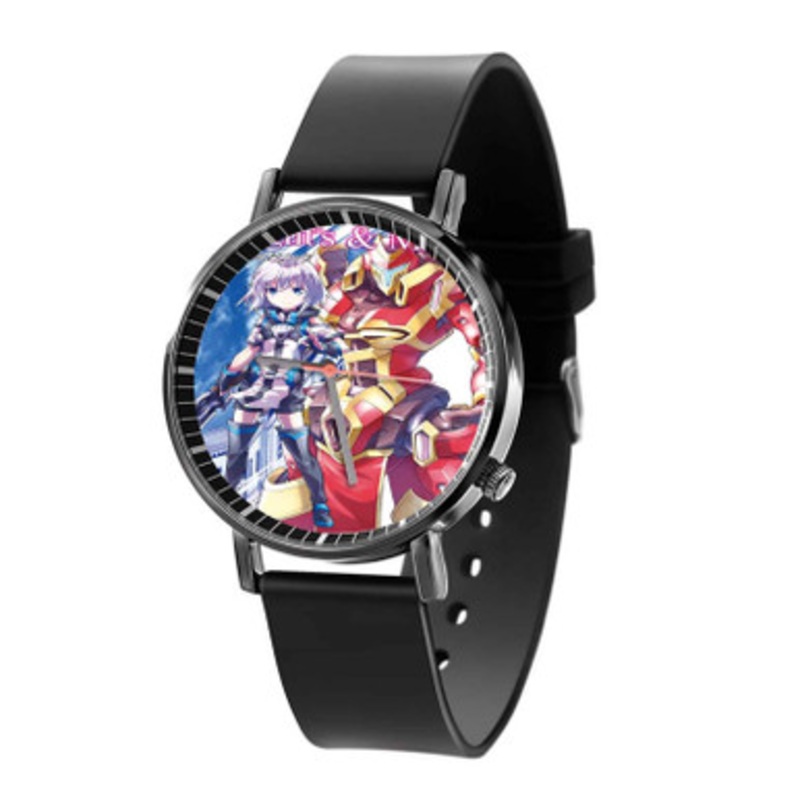 Knight s and Magic Black Quartz Watch With Premium Gift Box for Unisex