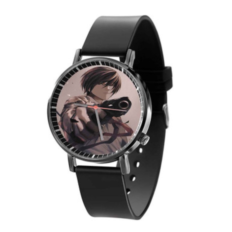 Light Yagami Death Note Black Quartz Watch With Premium Gift Box for Unisex