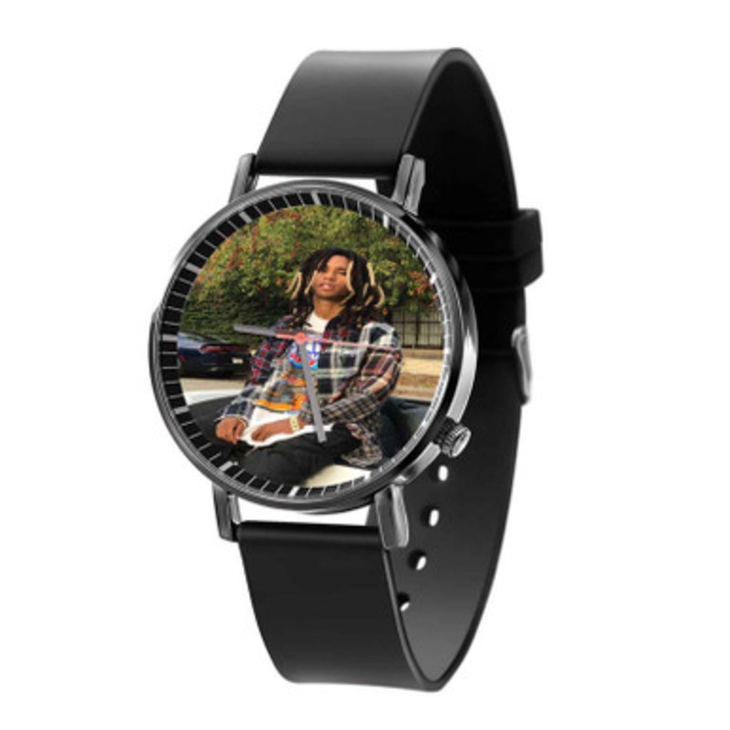 Lil Gnar Black Quartz Watch With Premium Gift Box for Unisex