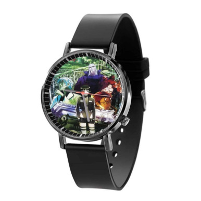 Mardock Scramble Unisex Black Quartz Watch With Premium Gift Box