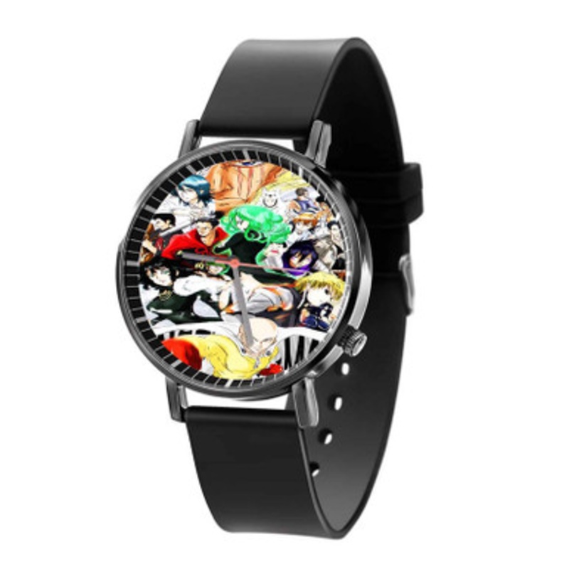 One Punch Man Red Boxing Black Quartz Watch Unisex With Premium Gift Box