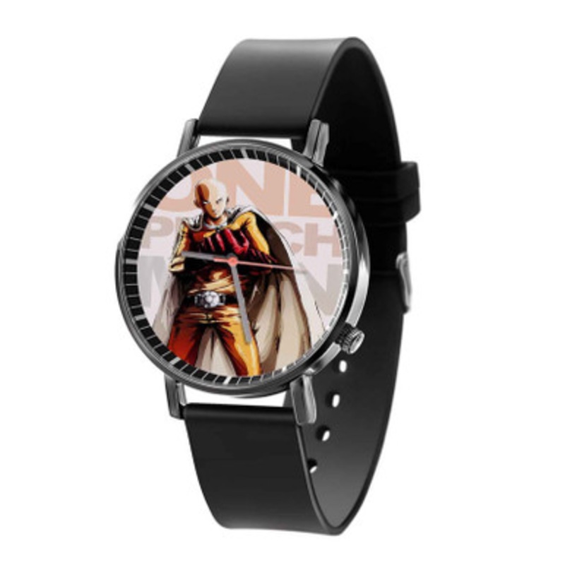 One Punch Man Saitama Black Quartz Watch Unisex With Premium Gift Box