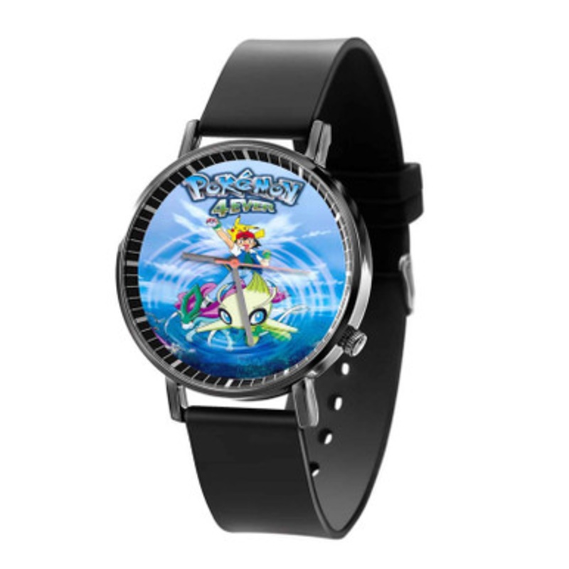 Pokemon 4ever Black Quartz Watch Unisex With Premium Gift Box